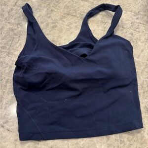 Lululemon Athletica Align Navy Crop Top